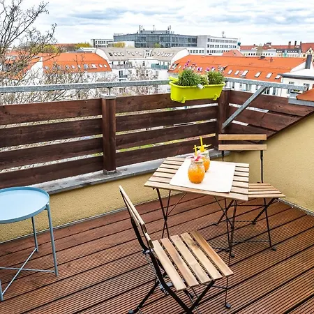 Blue Chili 19 Schoene Dachterasse Zentral Modern Bis 4 Pers Apartment