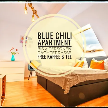 Blue Chili 19 Schoene Dachterasse Zentral Modern Bis 4 Pers Apartment