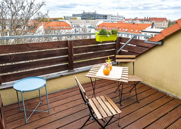 Blue Chili 19 Schoene Dachterasse Zentral Modern Bis 4 Pers Appartement