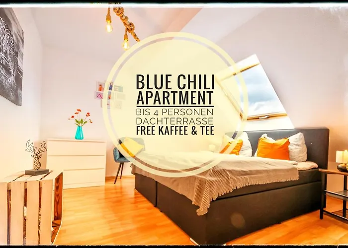 Blue Chili 19 Schöne Dachterasse Zentral Modern Bis 4 Pers Apartment